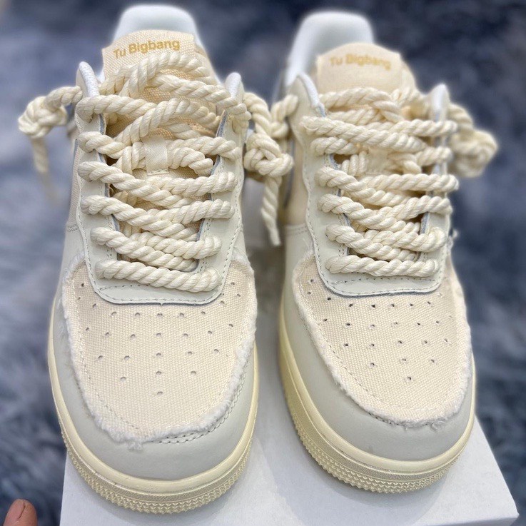 AF1 Dây Thừng, Giày Air Force 1 Dây Thừng Cao Cấp Phiên Bản Đặc Biệt Trend 2022 Full Box