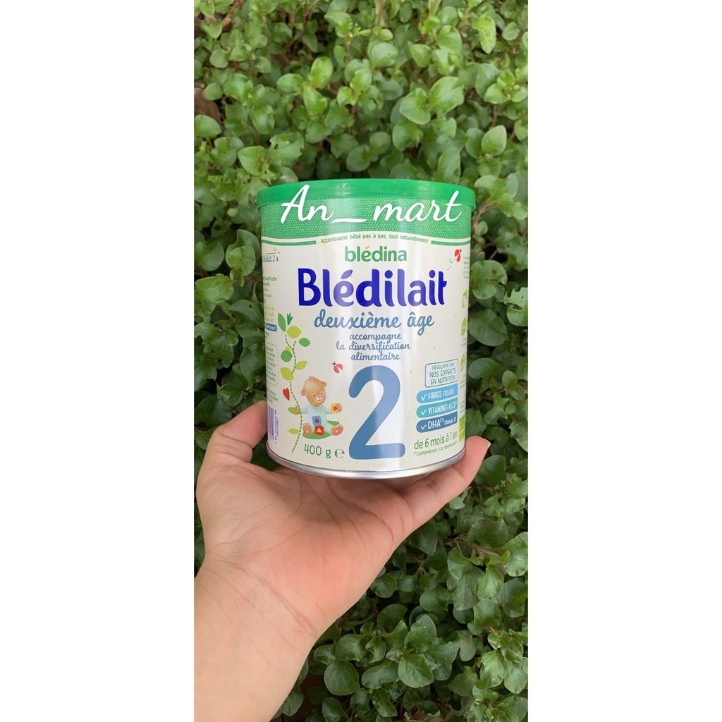 Sữa Bledilait, Bledina Pháp Hộp Giấy 900g và Lon 400g Đủ Số1,2,3,4 Tách Béo Sữa Tăng Cân Tốt Hàng Bay Aircargo