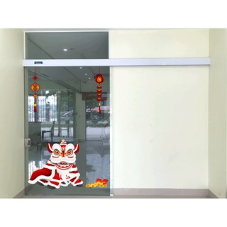 Decal trang trí Tết 2021