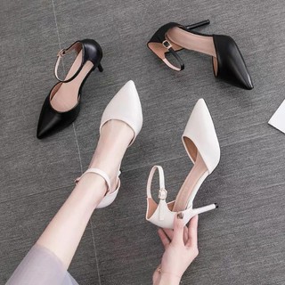 Giày cao gót ĐẾ NHỌN 7CM (Có ảnh thật)