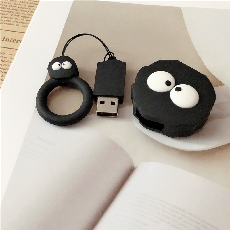 Thẻ Nhớ 128GB 64GB 32GB 16GB Màu Đen Họa Tiết Hoạt Hình Sáng Tạo Cho Máy Tính/Laptop/Điện Thoại USB 8GB 1GB