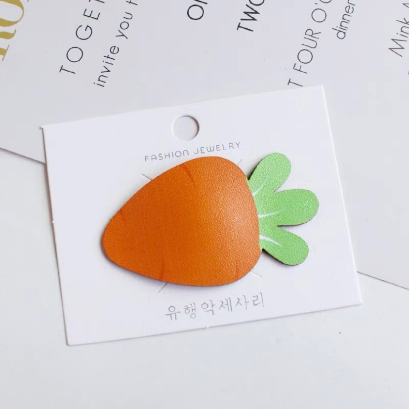 Kẹp tóc hoa quả dễ thương cho bé gái