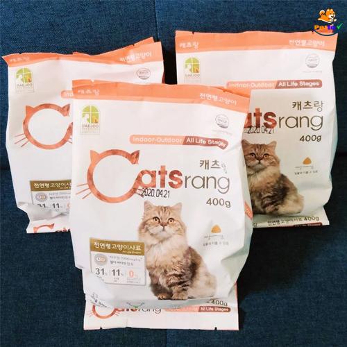 [AN TOÀN – TIẾT KIỆM] Thức ăn cho mèo mọi lứa tuổi Catsrang 400g-1kg  cam kết hàng chuẩn, đảm bảo tiêu chí 6 không