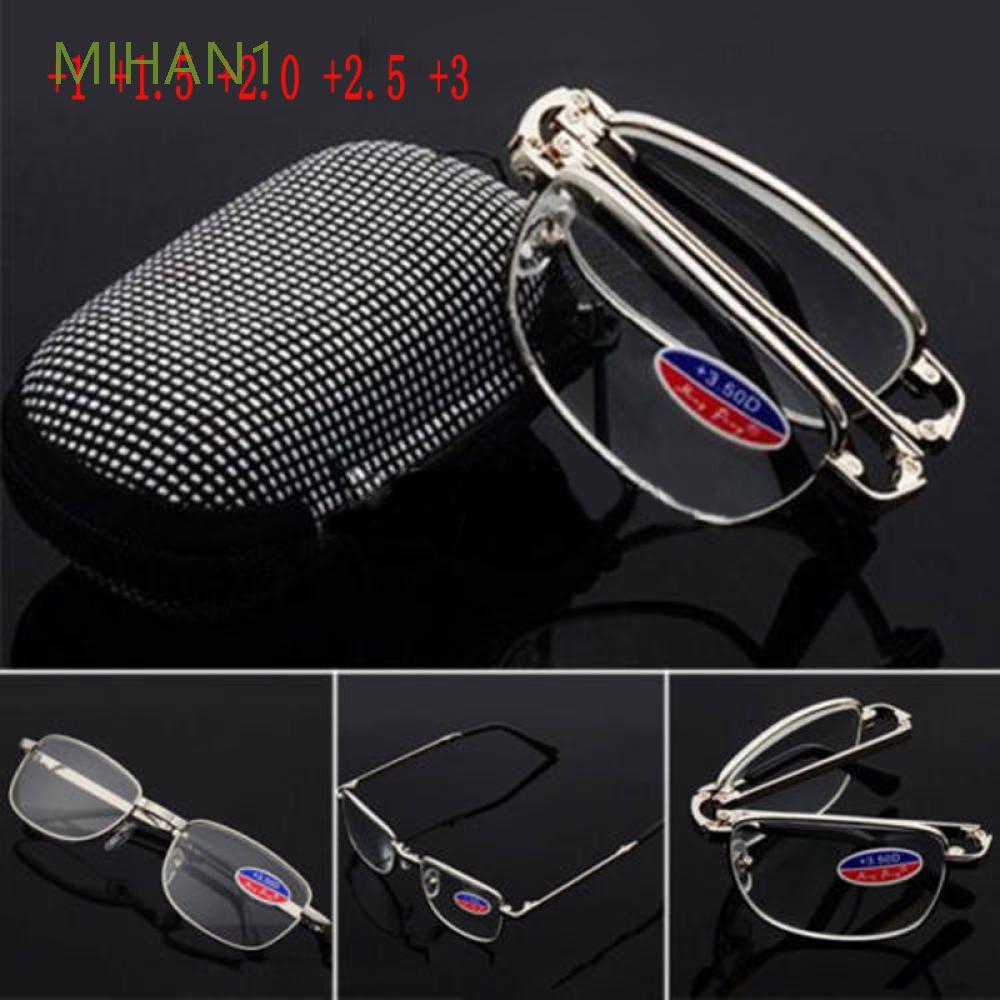 MIHAN1 +1/ +1.5/ +2 /+2.5/ +3 Unisex Hot Sliver Metal Frame Reading Glass