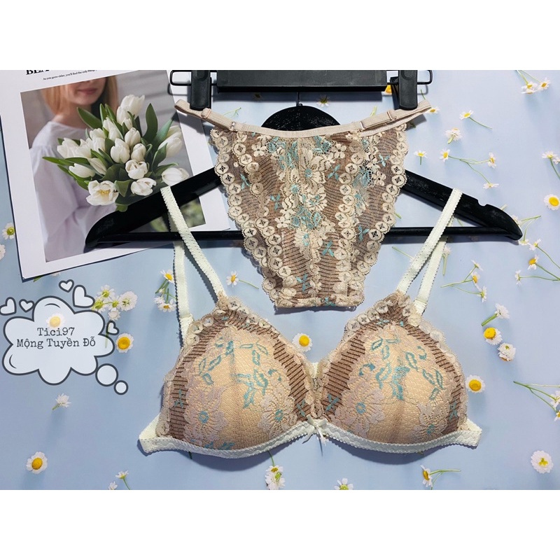 Set Bra ren thiết kế cao cấp - đồ lót nguyên set ren gợi cảm👙👙 | BigBuy360 - bigbuy360.vn