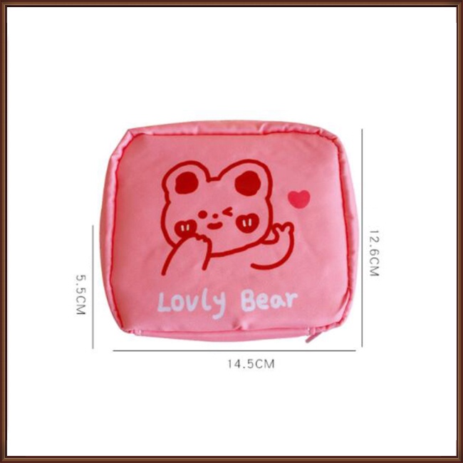 Túi Đựng Băng Vệ Sinh/Chìa Khóa/Tiền Xu Sức Chứa Lớn Cho Nữ