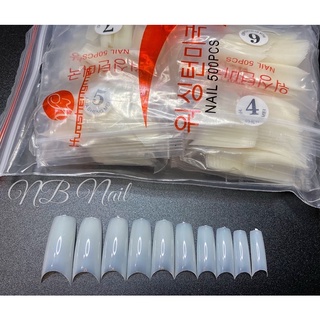 Móng nối hàn hsm bịch đủ size bịch 500 móng - Móng tip vuông