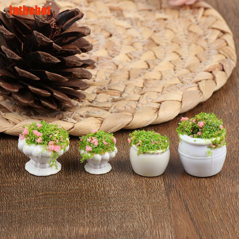 Mô Hình Chậu Cây Bonsai Mini Tỉ Lệ 1: 12 Trang Trí Nhà Búp Bê