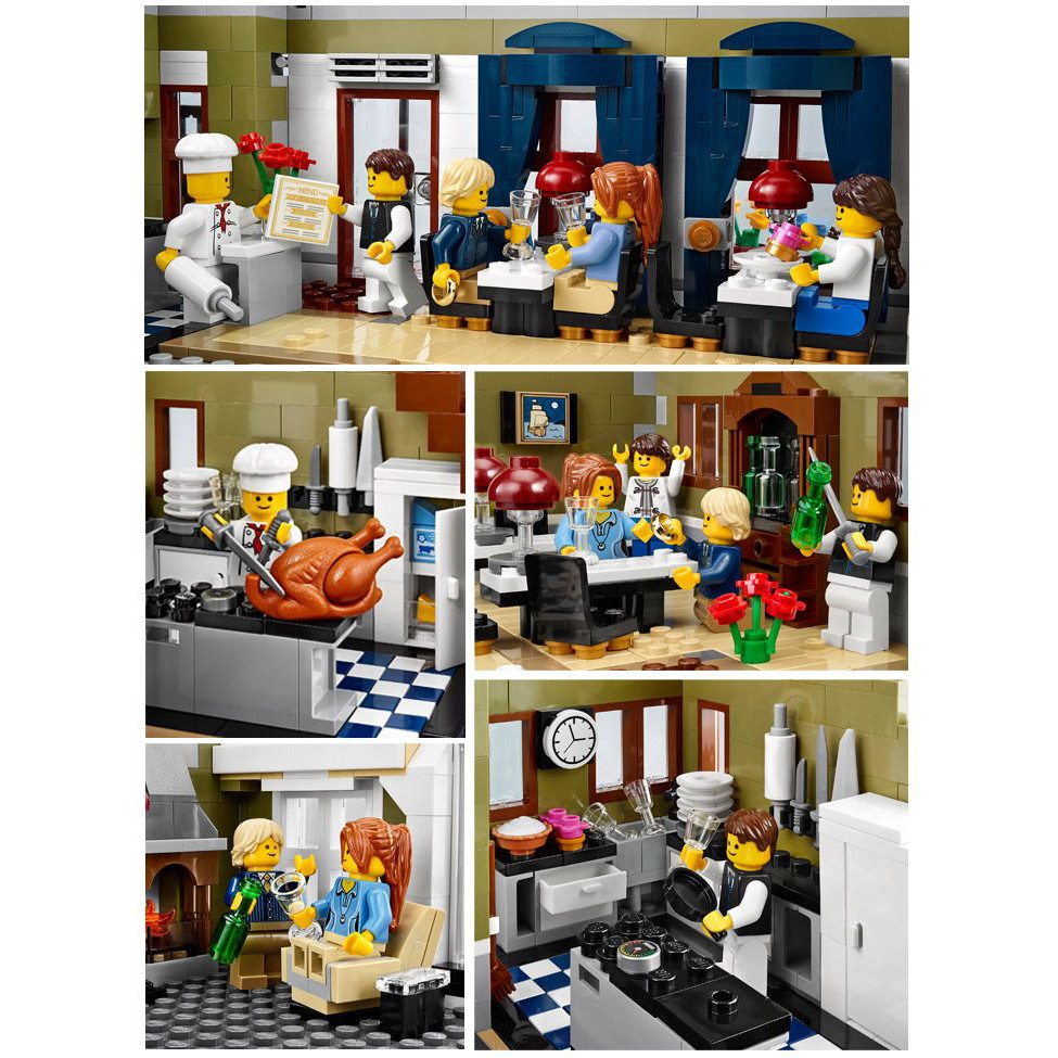 LEGO Creator Expert 10243 - Mô hình cao cấp Nhà hàng Pháp