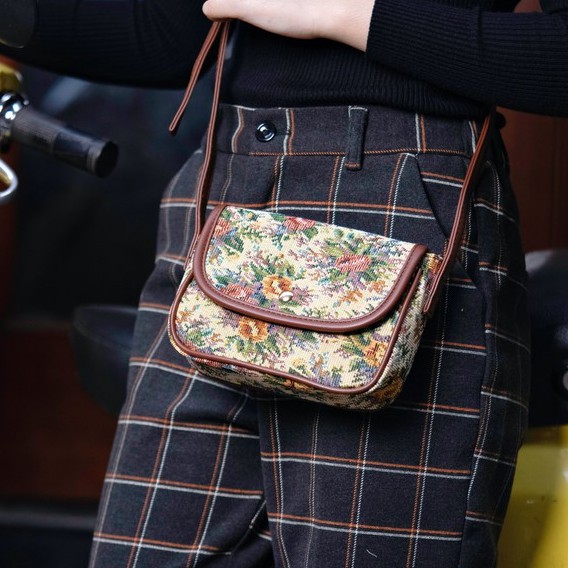 Floral vintage bag 2 - Túi cho bạn nữ phong cách vintage