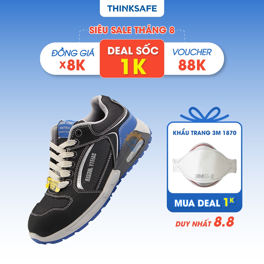 Giày bảo hộ lao động cao cấp Jogger Raptor chống đinh siêu nhẹ, đệm khí nâng đỡ gót, Giầy thể thao, thời trang