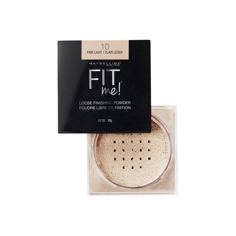 Phấn Phủ Bột Maybelline New York Fit Me Loose Finishing Powder, Fair Light/Light/Dark, 0.7 oz