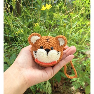 Túi tỏi con hổ- Túi tỏi len-Túi tỏi handmade-Garlic bag for baby