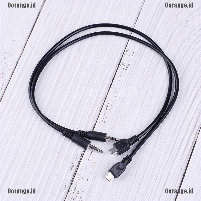 Set 2 Dây Cáp Kết Nối 3.5mm Sang Micro USB