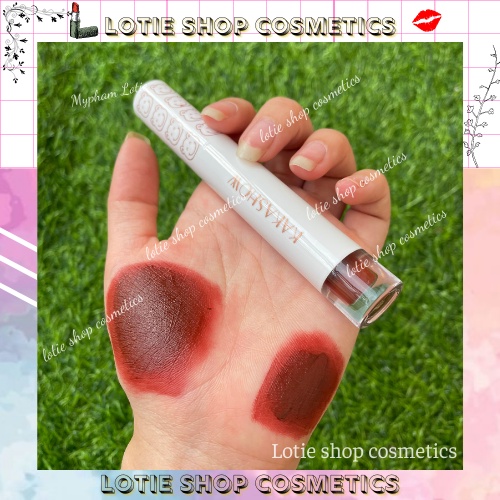 Son kem lì Kakashow đỏ nâu chính hãng ảnh thật shop chụp