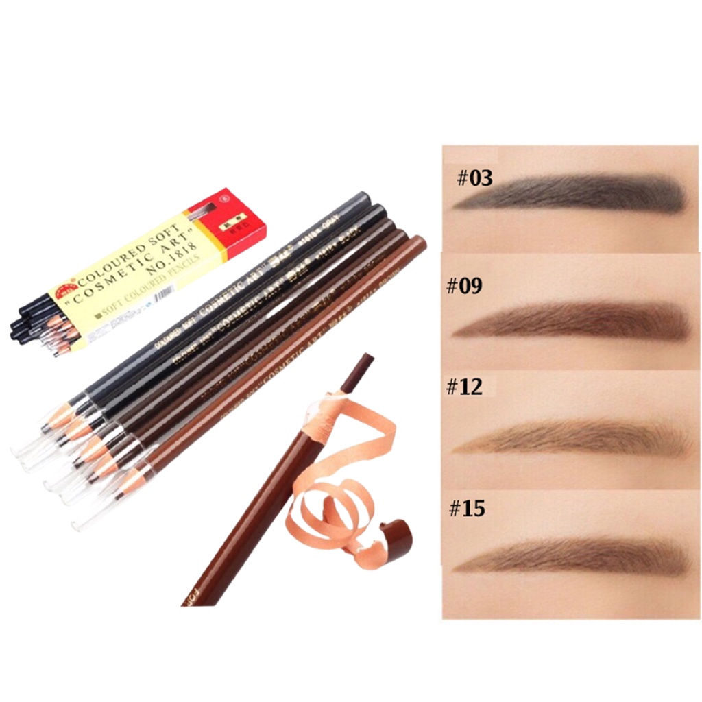 Chì kẻ mày xé Coloured Soft Comestic Art Art