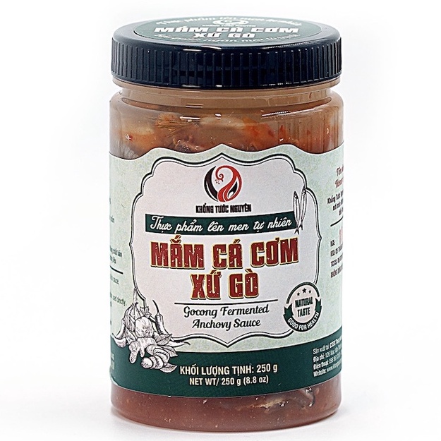 Mắm Cá Cơm Xứ Gò, Không chất bảo quản, Nguyên liệu tươi ngon - Đặc sản mắm Miền Tây