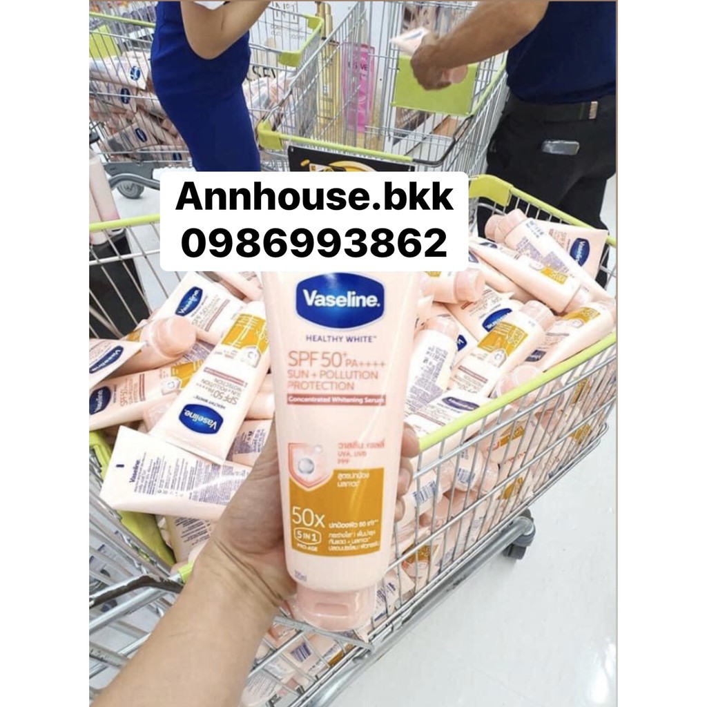 [CHUẨN THÁI ] Kem dưỡng trắng da Vaseline 10x/50x Healthy White Perfect Serum 5.0 mua tại store Thái. | BigBuy360 - bigbuy360.vn