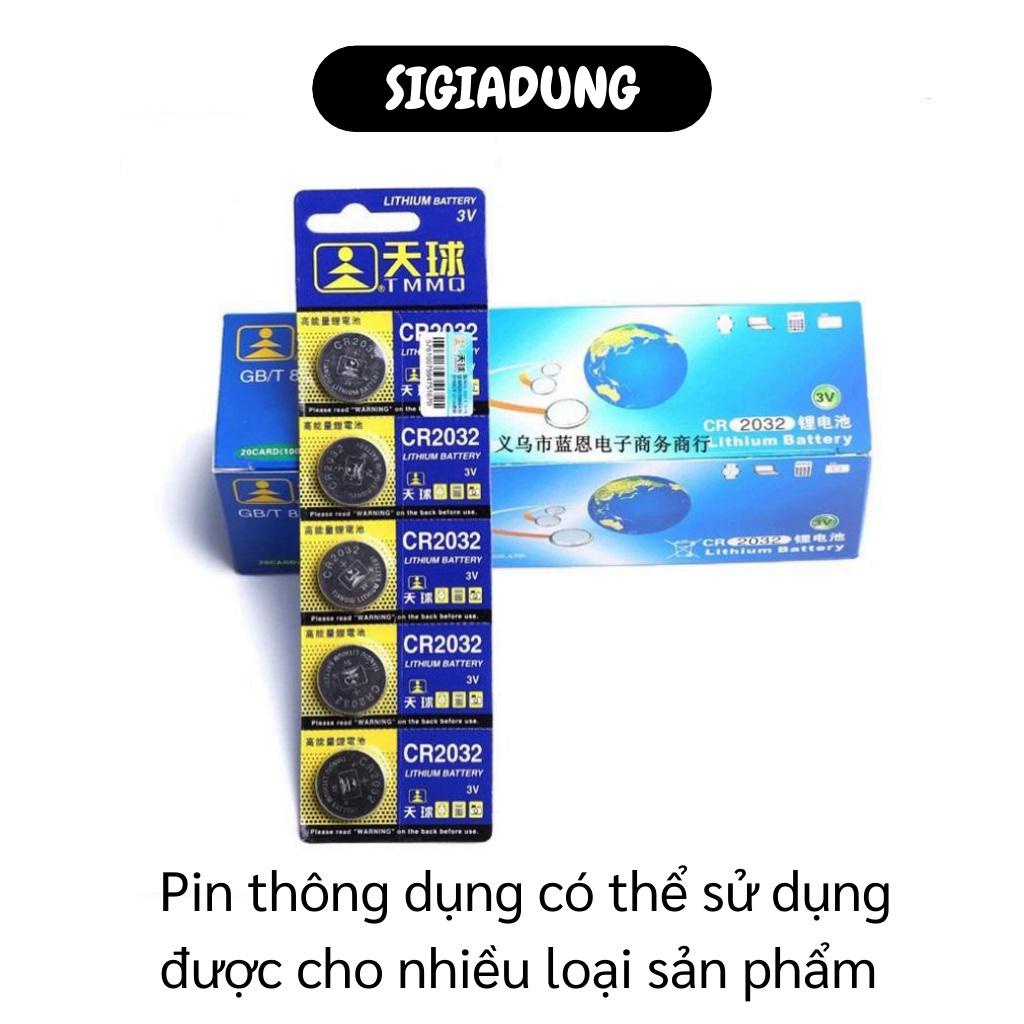 [SGD] Pin - Vỉ 5 Viên Pin CR2032 Lithium 3V Có Thể Dùng Cho Nhiều Thiết Bị Đồ Chơi 5865