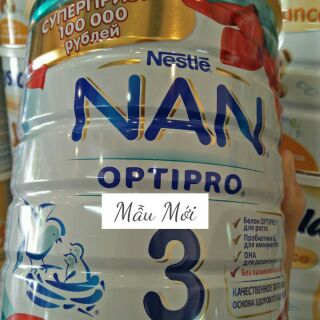 (Lẻ giá Sỉ) /Mẫu  Mới /SỮA NAN NGA 800g  Số 3 XÁCH TAY CHUẨN