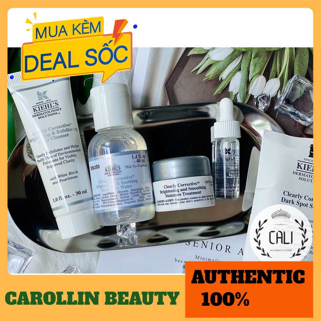 SET DƯỠNG TRẮNG DA 💖 FREESHIP 💋 Set dưỡng trắng da kiehl's [ Minisize ]