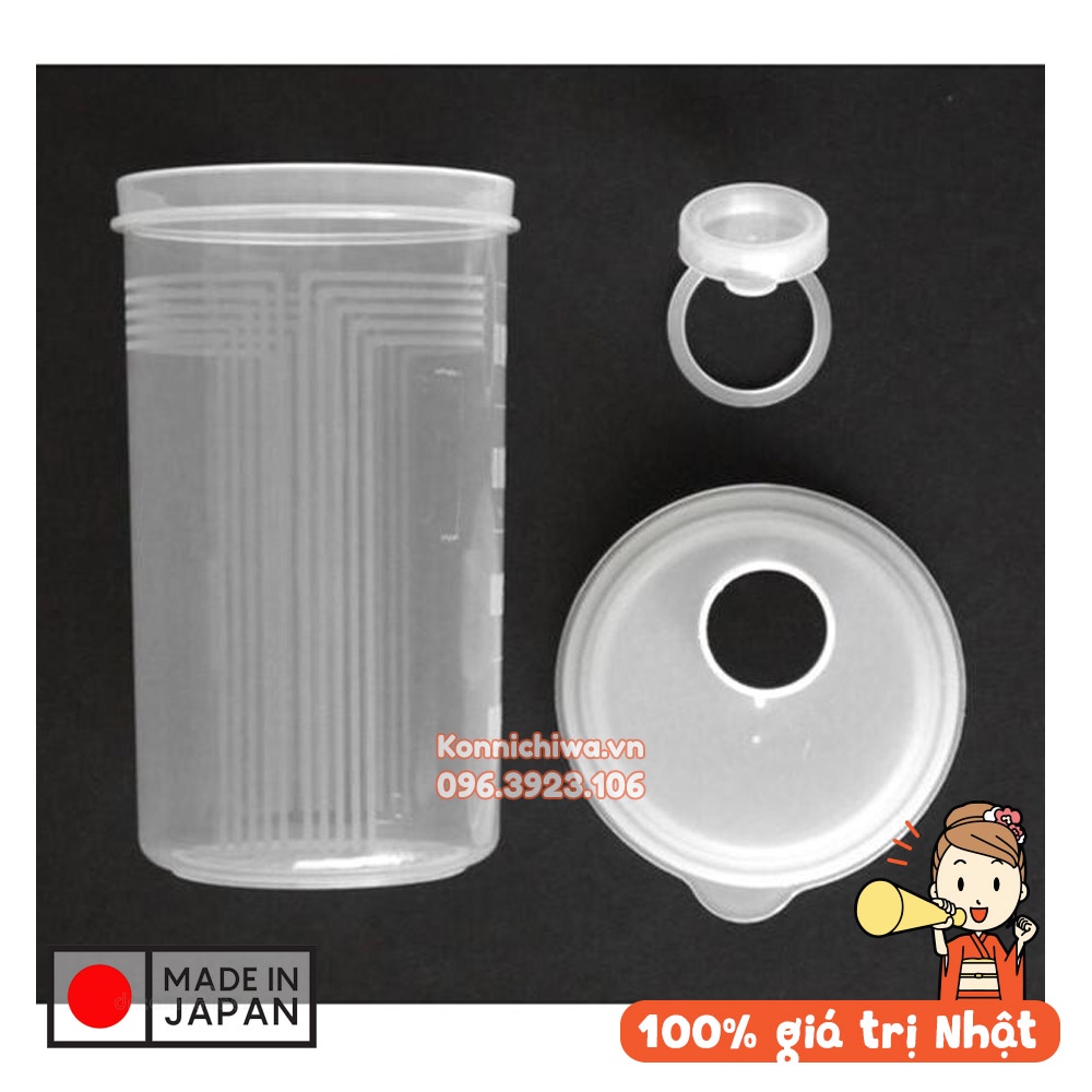 Bình đựng nước MAKASETE POT 540ml chai đựng nước có nắp đậy mềm tiện dụng | Hàng nội địa Nhật