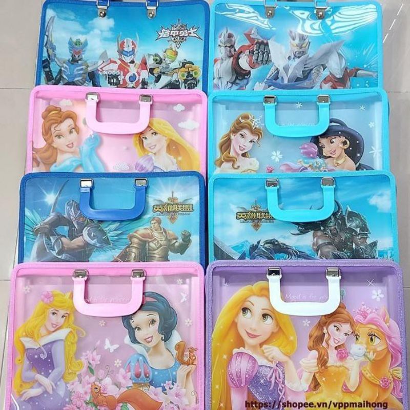 Cặp nhựa học thêm 7 ngăn loại dày dặn, chất lượng tốt