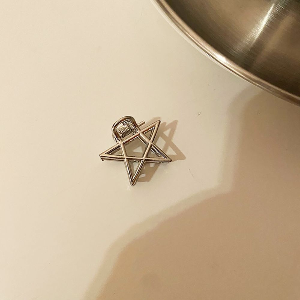 Kẹp tóc càng cua hình trái tim nhỏ dễ thương bằng kim loại phong cách Hàn Quốc cho nữ