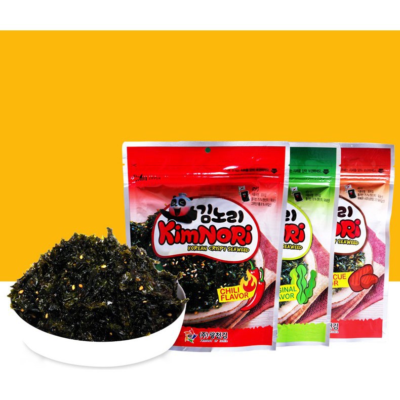 [3 Vị] Rong Biển Tẩm Vị Ăn Liền Kimnori Gói 40gr - Hàn Quốc