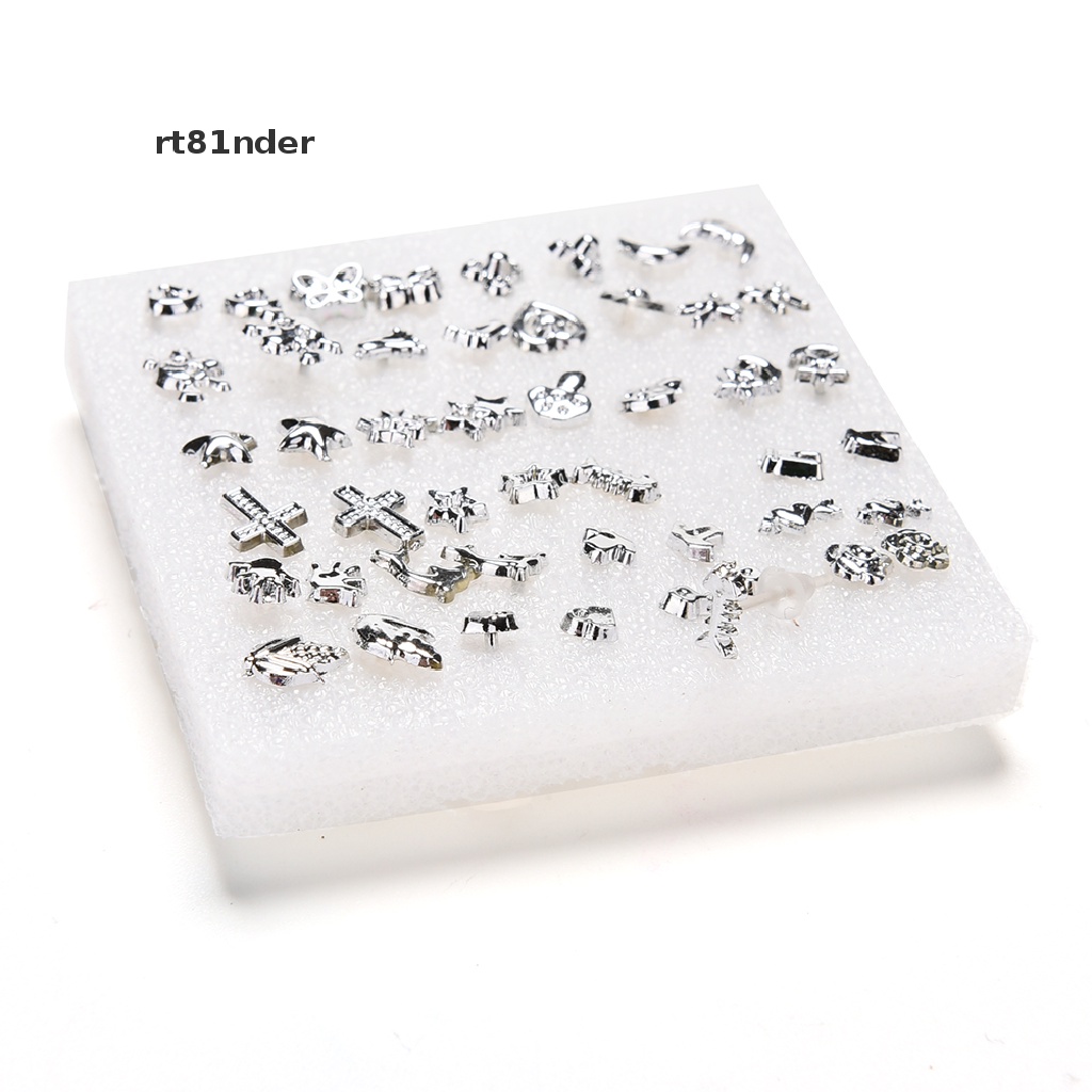 Set 24 Đôi Bông Tai Mạ Bạc Nhiều Kiểu Dáng Thời Trang