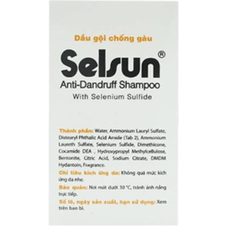 Dầu Gội Sạch SELSUN GÓI (Hộp 60 gói )