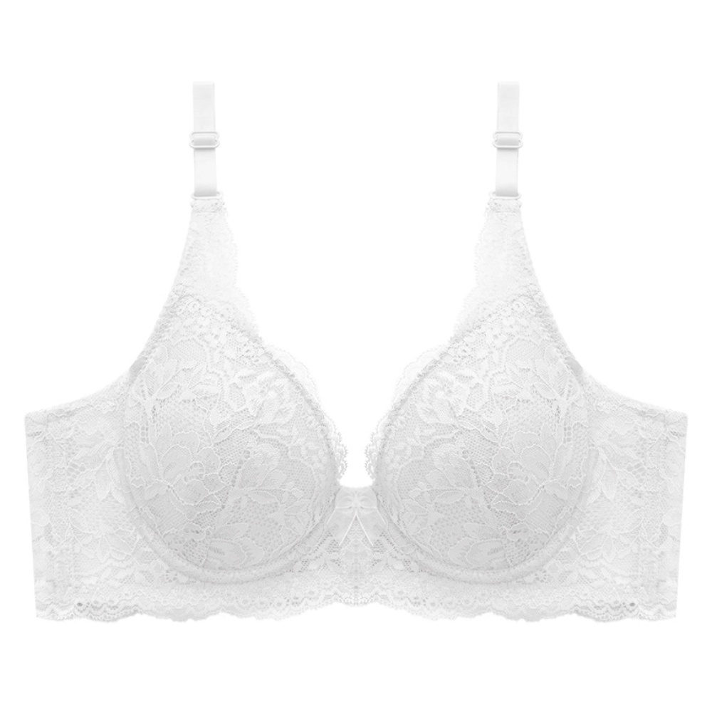 Áo lót không gọng mềm mại thoáng khí phối ren có thể điều chỉnh thời trang gợi cảm cho nữ