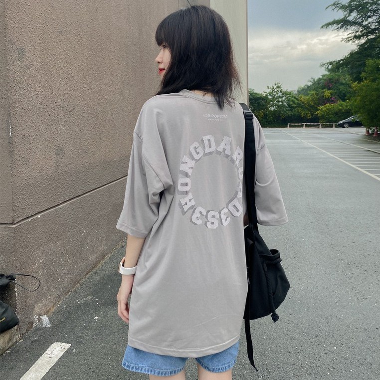 Áo thun cổ tròn tay lỡ unisex HOMIES in hình DARO