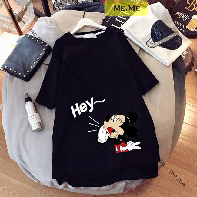 Áo thun tay lỡ MICKEY unisex nam nữ dáng phông fom rộng Unisex - M2