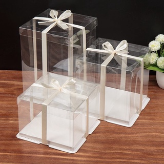 Hộp mica trong đựng bánh gato