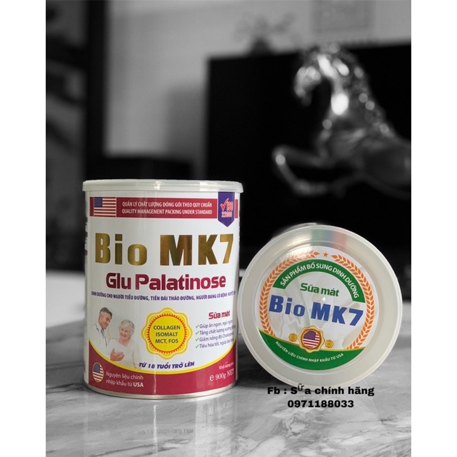 Sữa dành cho người tiểu đường , huyết áp BIOMK7 GLU PALATINOSE