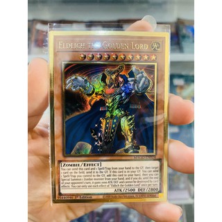 Thẻ Bài Lẻ YugiOh! Mã MAGO-EN024 - Eldlich the Golden Lord - Premium Gold Rare - 1st Edition