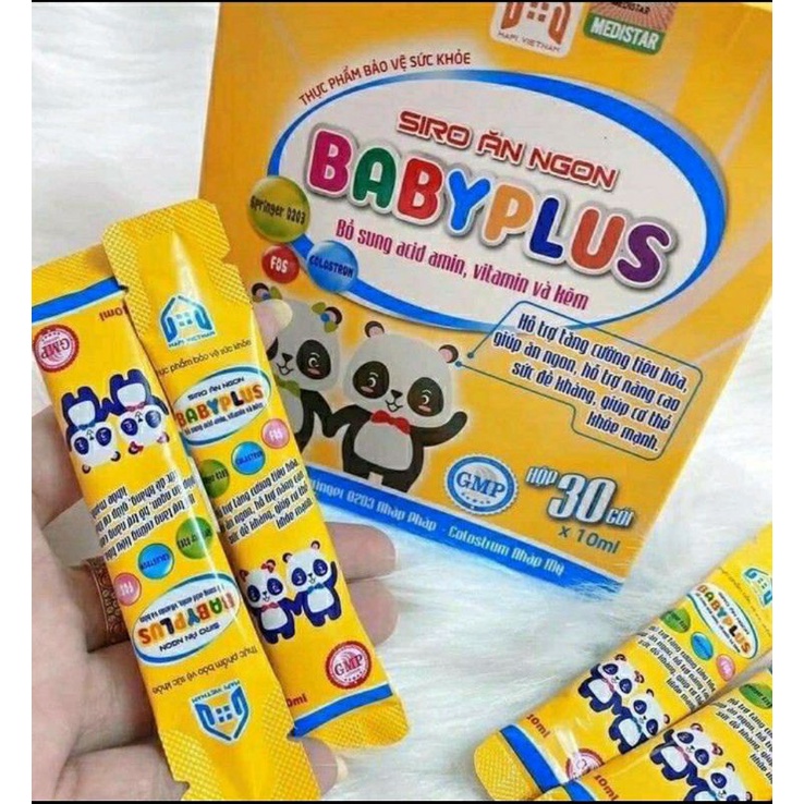 Sirô ăn ngon Baby Plus hộp 30 gói_hết biếng ăn