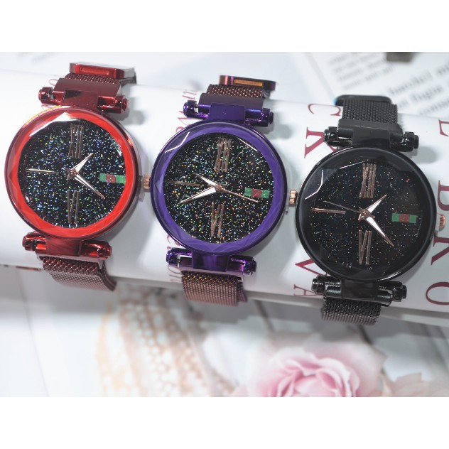 chính hãng Đồng Hồ Nữ Khóa Nam Châm - Chất Liệu Thép Nhuyễn, Viền 3D Siêu Xinh DHN001 (3 màu) | BigBuy360 - bigbuy360.vn
