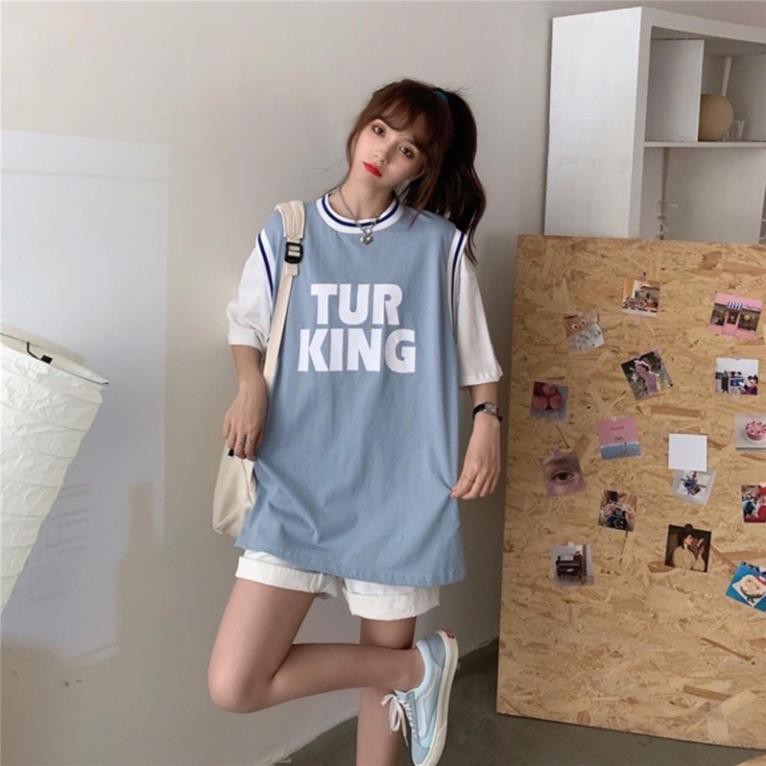 áo bóng rổ turking oversize form rộng tay lỡ unisex DƯ TÚ LỆ có clip ảnh thật  ཾ ྆