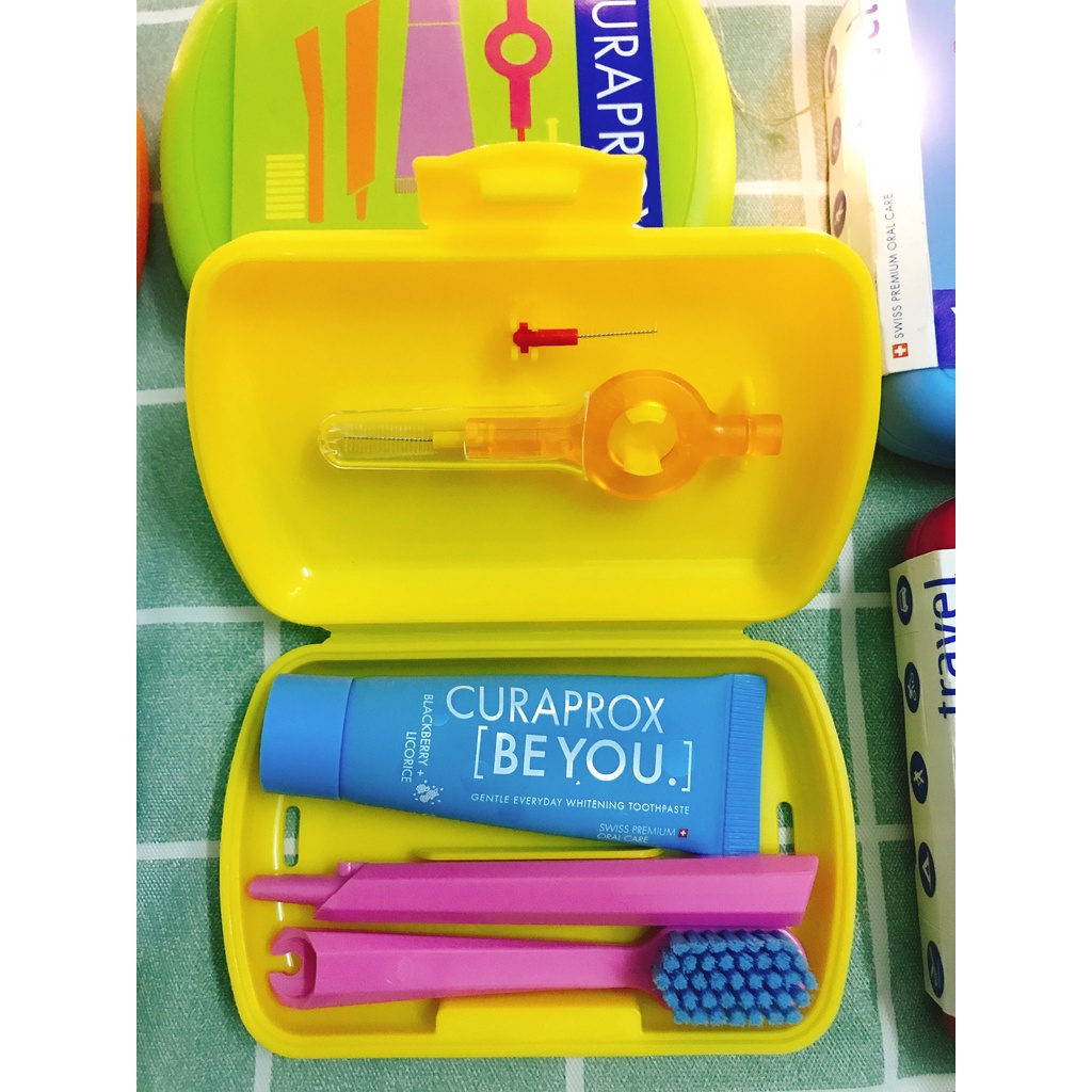 Bộ chăm sóc răng miệng du lịch Curaprox Be You Travel Set - Siêu tiện lợi NÊN MUA