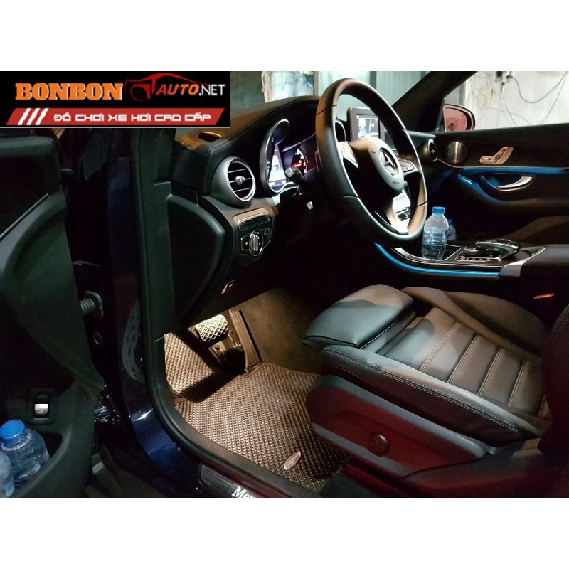 Thảm lót sàn ô tô thái lan BackLiners - Mercedes GLC (Đen)