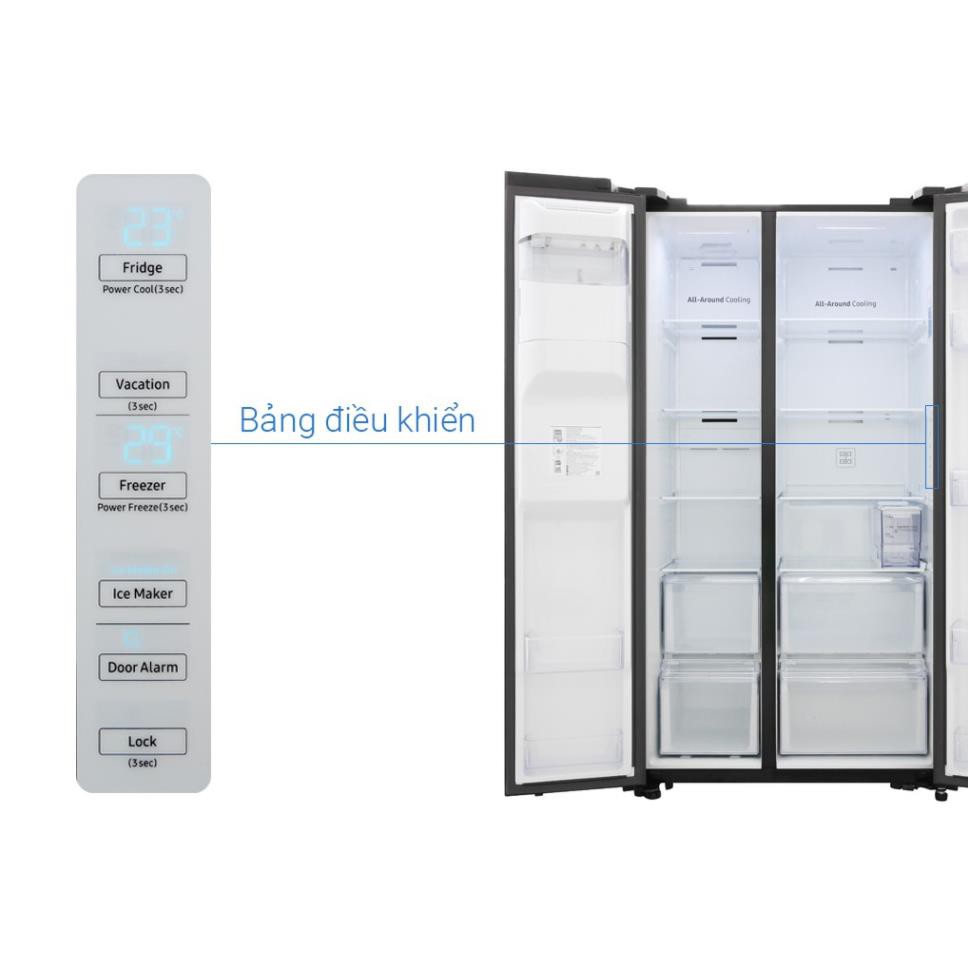 [ VẬN CHUYỂN MIỄN PHÍ KHU VỰC HÀ NỘI ] Tủ lạnh Samsung side by side RS64R53012C/SV