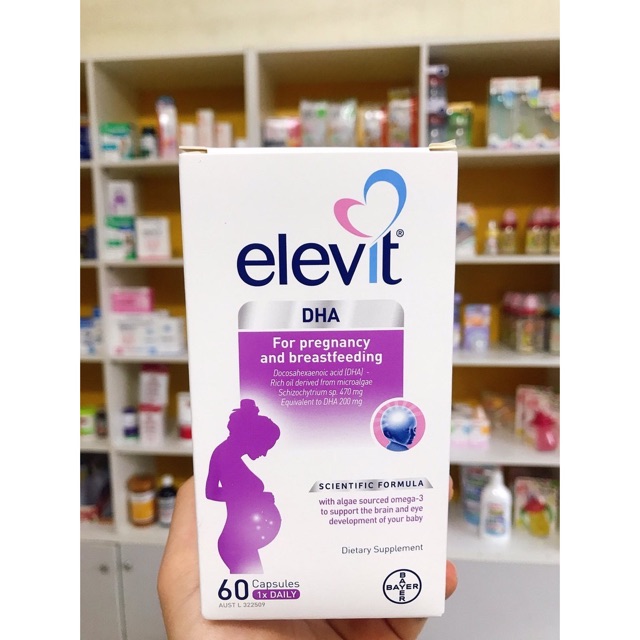 [ CHÍNH HÃNG 100% ] Viên uống ELEVIT DHA dành cho mẹ bầu và sau sinh- ĐỦ BILL, BAY AIR