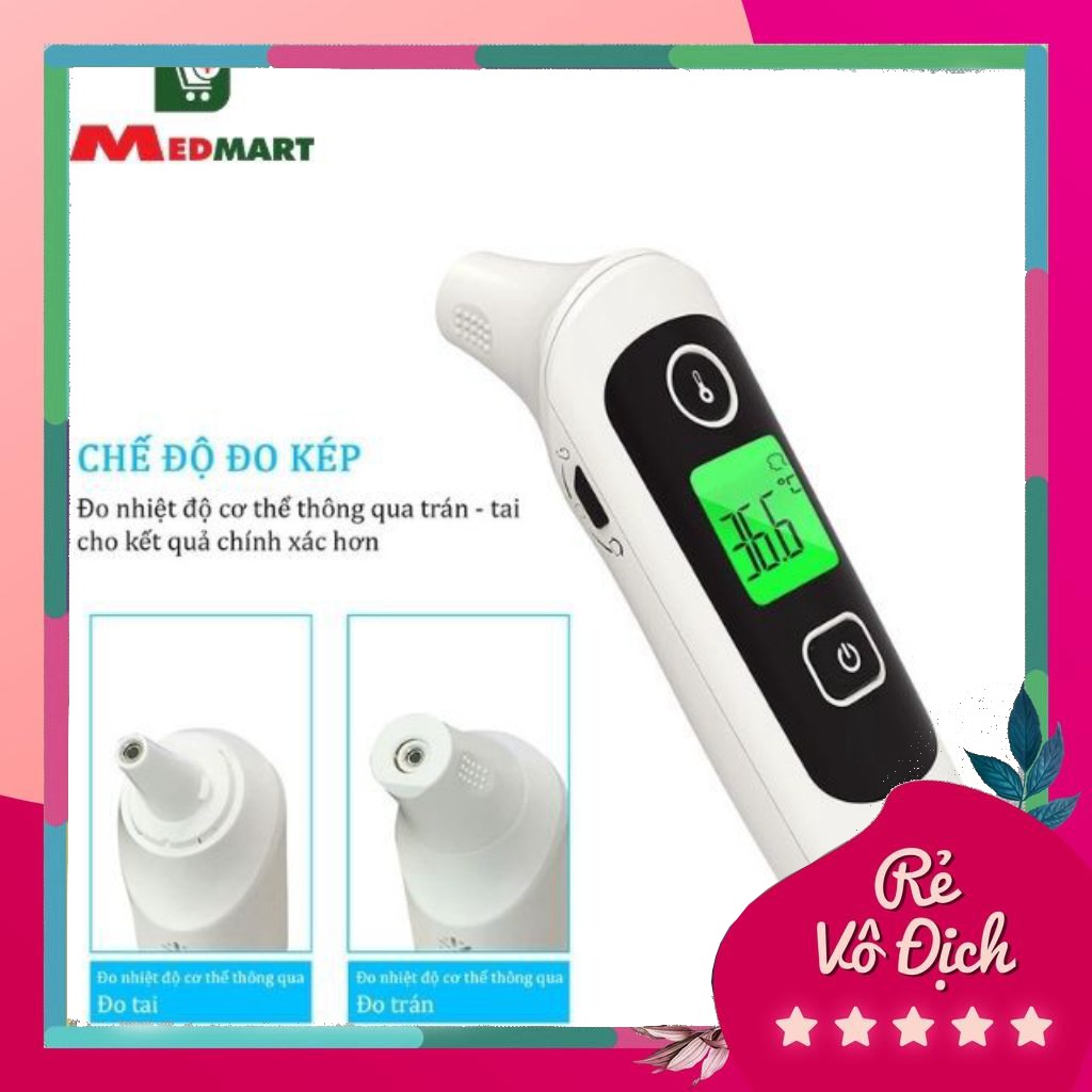 ( HOT NEW ) Nhiệt Kế Điện Tử Hồng Ngoại IMEDICARE 32A, Đo Trán, Tai, Môi Trường, Bề Mặt Vật Thể - Medmart b225