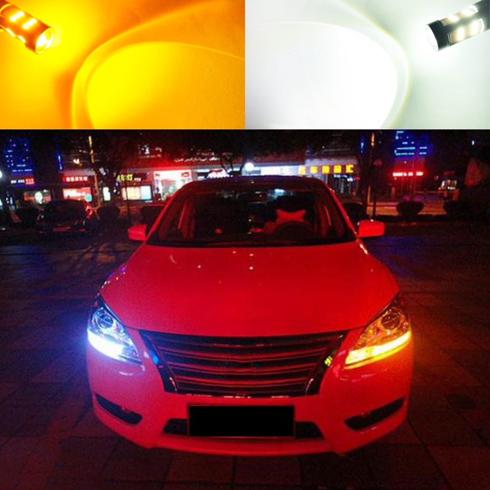 Bộ 2 Đèn Led Tín Hiệu 1156 BA15S P21W PY21W T20 7440 3157 Chất Lượng Cao