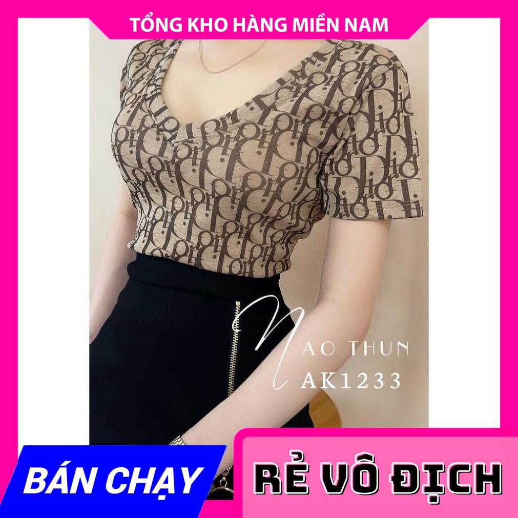 ÁO THUN CỔ TIM CỰC XINH KHÁCH ƠI AK1233 ⚡FREESHIP⚡100% ẢNH THẬT⚡ CHUYÊN SỈ - GIÁ TỐT