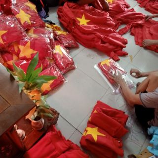 ÁO CỜ ĐỎ SAO VÀNG DÀI TAY (CÓ VIDEO VÀ ẢNH THẬT)