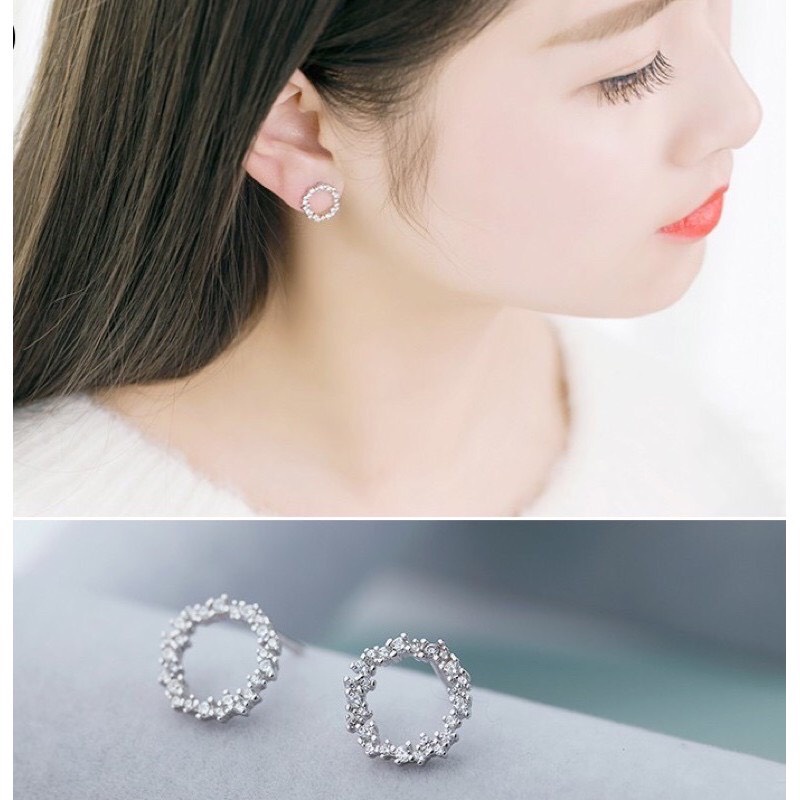 Bông tai nữ huyền thoại biển xanh chuẩn bạc ta sang chảnh - Kho sỉ bạc Nhất Linh