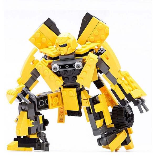 GUDI 8711 - Robot biến hình bumblebee biến hình 2 trong 1 - Robot Tranfomer lắp ráp, xếp hình